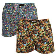 Meatfly 2Pack Agostino - partyboi/cityboi, size 2. M - Boxer Shorts