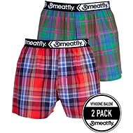 Meatfly 2Pack Gigi - pink/green - Boxer Shorts