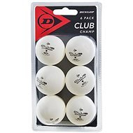 DUNLOP Club Champ 40+ * (6 pcs) white - Table Tennis Balls