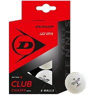DUNLOP Club Champ 40+ * (6 pcs) white - Table Tennis Balls