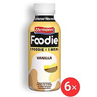 Ehrmann Foodie 6x 400ml, vanilla - Non-Perishable Nutritious Complete Food