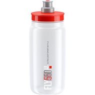 ELITE fľaša FLY číra/červené logo, 550 ml - Fľaša na vodu