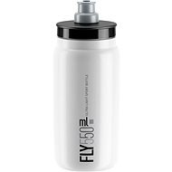ELITE fľaša FLY biela/sivé logo, 550 ml - Fľaša na vodu