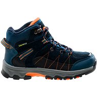 Elbrus Penaz Mid Wp Jr, Navy/Peacock blue/Black/Orange, size EU 33/220mm - Trekking Shoes