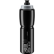 Elite JET Black/Grey Logo, 950ml - Drinking Bottle