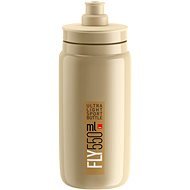 Elite kerékpáros vizes palack FLY BEIGE brown logo 550 ml - Kulacs