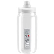 Elite Cycling water bottle FLY CLEAR grey logo 550 ml - Drinking Bottle