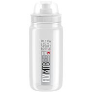 Elite Cycling water bottle FLY MTB CLEAR grey logo 550 ml - Drinking Bottle