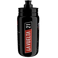 Elite Cycling Water Bottle FLY VUELTA BLACK MAP 550 ml - Drinking Bottle