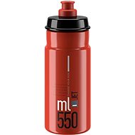Elite Cycling water bottle JET RED grey logo 550 ml - Drinking Bottle