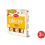 Emco Bar with nuts and honey 3x35g - Cereal bar