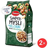 Emco Super mind without added sugar nuts and almonds 2 x 500g - Muesli