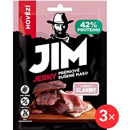 Jim Jerky beef with bacon flavour 3 x 23 g - Dried Meat