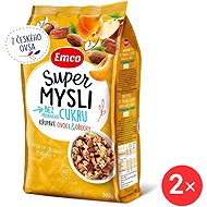 Emco Super minds without added sugar fruit & nuts 2 x 500g - Muesli