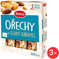 Emco Bar with nuts and salted caramel 3x35g - Cereal bar