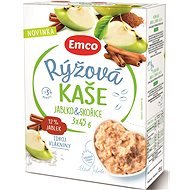 Emco Rýžová kaše jablko & skořice, 3 × 45 g - Rice Porridge