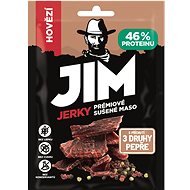 Jim Jerky hovězí s příchutí 3 druhy pepře 23 g - Dried Meat