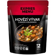 Express Menu Beef broth with vegetables 600 g - MRE