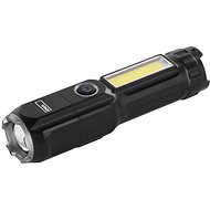 EMOS LED + COB LED Rechargeable Plastic Flashlight P3214 - Flashlight