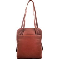 Estelle Zipper bag Cognac - City Backpack
