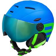 Stage Rider Pro, Blue/Matte Green, size 53-55cm - Ski Helmet