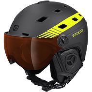 Etape Davos Pro Black/Yellow Fluo Mat - Ski Helmet