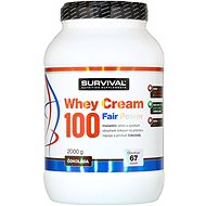 Survival Whey Cream 100 Fair Power 2000 g chocolate - Protein