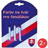 SPORTTEAM® Face paints SR2, pencils 2 × 3 pcs - Face Paint