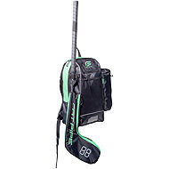 FAT PIPE Lux - Stick Backpack Black - green - Sports Backpack