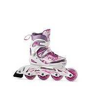 Butterfly White / Magenta / Lilla S (28-32) - Roller Skates