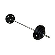 Loading dumbbell with rubberized discs - Dumbell