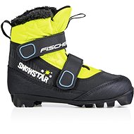 Fischer SNOWSTAR BLACK YELLOW size 26 EU / 160 mm - Cross-Country Ski Boots