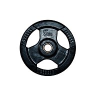 FitnessLine Rubberized cast iron disc 30 mm - 5 kg - Gym Weight