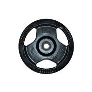 FitnessLine Rubberized cast iron disc 30 mm - 10 kg - Gym Weight