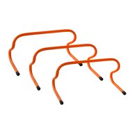 Fitnessline Training hurdles orange, 3 pcs, 23 cm - Training Aid