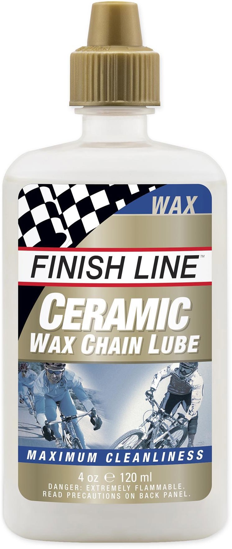 Finish Line Ceramic Wax 4 oz/120 ml, dropper - Bicycle Chain Lubricant