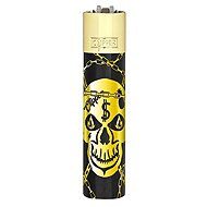Flamagas Clipper lighter Deadly Chains+Giftbox, black and gold - Lighter