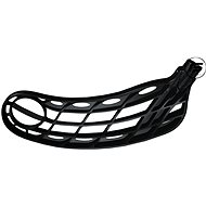 Fat Pipe Hole PE Metallic Black - right - Floorball Blade