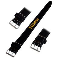 TITANUS Powerlifting double buckle (black) L - Fitness Belt