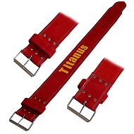 TITANUS Powerlifting single buckle (red) S - Fitness Belt