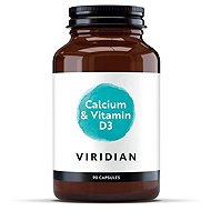 Viridian High Potency Calcium & D3 90 capsules - Dietary Supplement