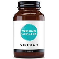 Viridian Magnesium Citrate with Vitamin B6 90 capsules - Dietary Supplement