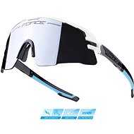 Force Ambient, white-grey-black, black mirror glass - Cycling Glasses