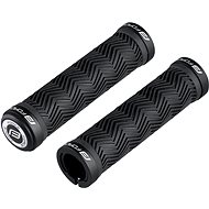 Force Rubber handle, both sides. Shielded, black, packed - Bicycle Grips