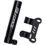 Force Mini Al 12 cm, black - Tyre Pump