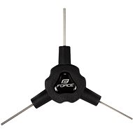 Force Allen key Y, three-sided 2/2,5/3 mm, black - Hex Key