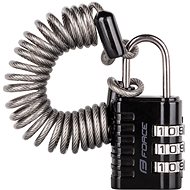 Force Small 2 spiral code lock 120 cm/3 mm, black - Bike Lock