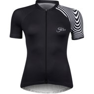 Force Stream Lady short sleeve jersey, black - Cycling Jersey