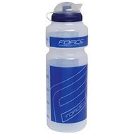 Force "F" 0.75 l, clear/blue print - Drinking Bottle