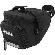 Force Zip Tépőzáras nyeregtáska - fekete, M - Kerékpáros táska